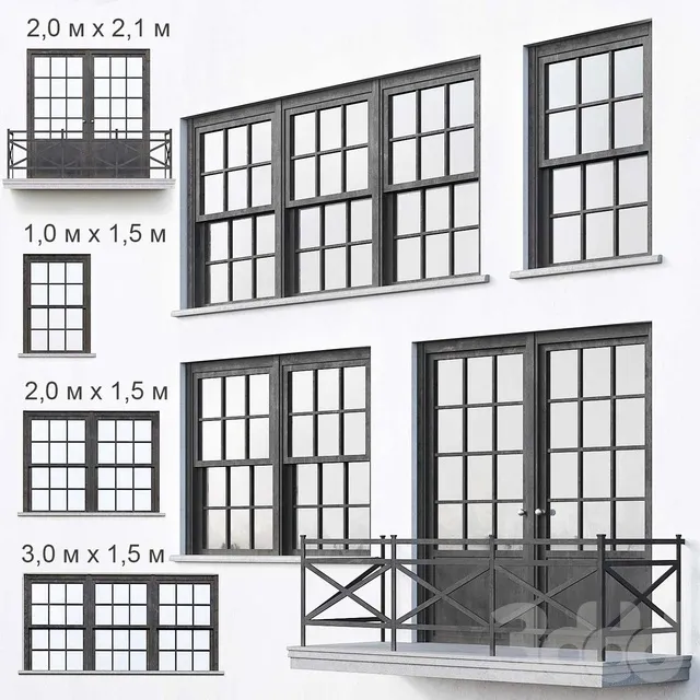 OTHER MODELS – WINDOWS – 3D MODELS – 3DS MAX – FREE DOWNLOAD – 16415