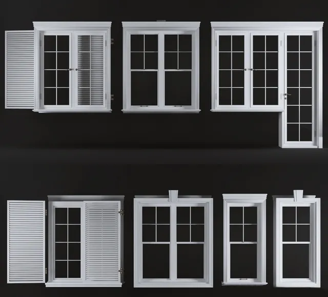 other-models – Windows set 01 3ds Max