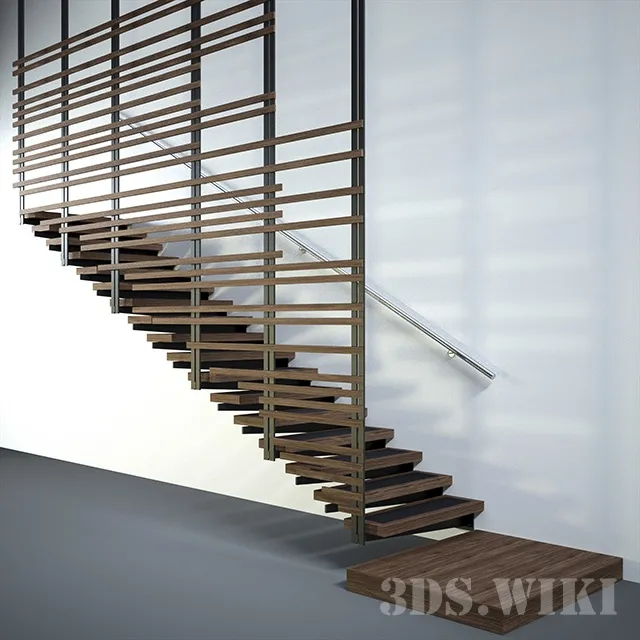 other-models – WOOD STAIR 3ds Max