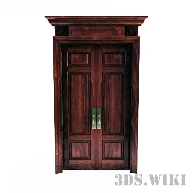 other-models – Wooden door 3ds Max