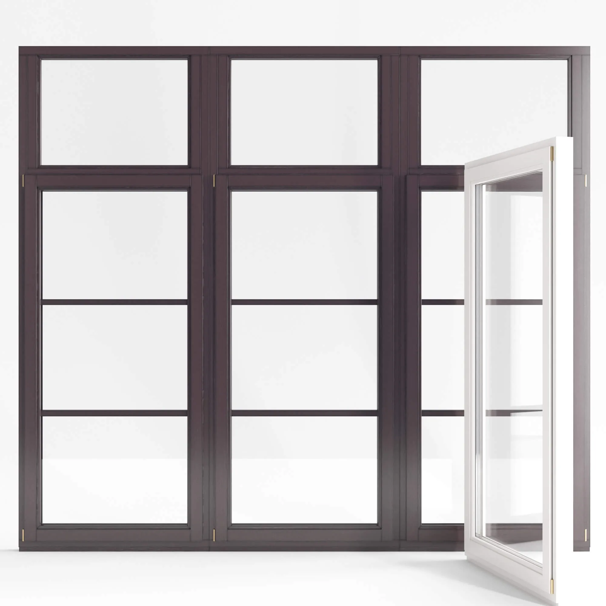 other-models – Wooden double-glazed windows 3ds Max