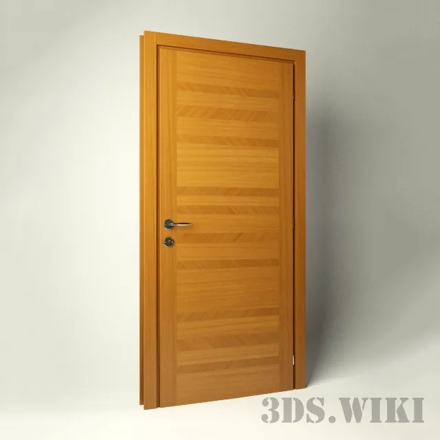 other-models – Wooden interior modern door 3ds Max