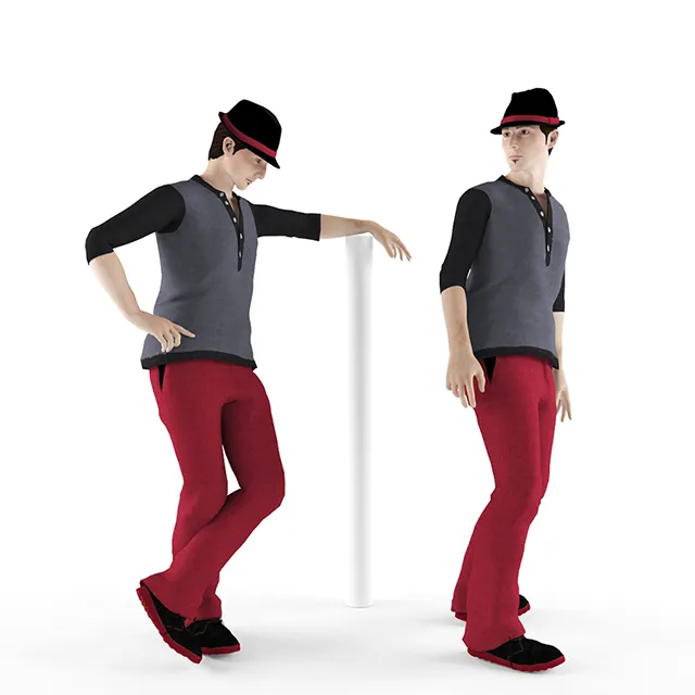 other-models – Young man 3ds Max