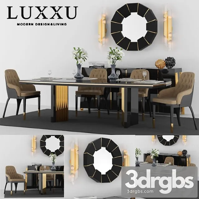 Other Table + chair set 2 by luxxu 3dsmax Download