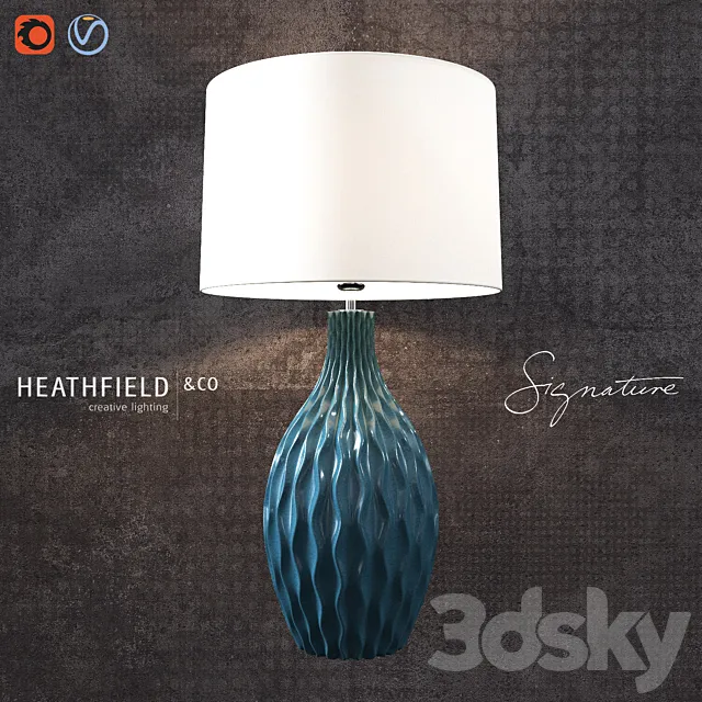 Otranto Prussian Table Lamp 3DSMax File