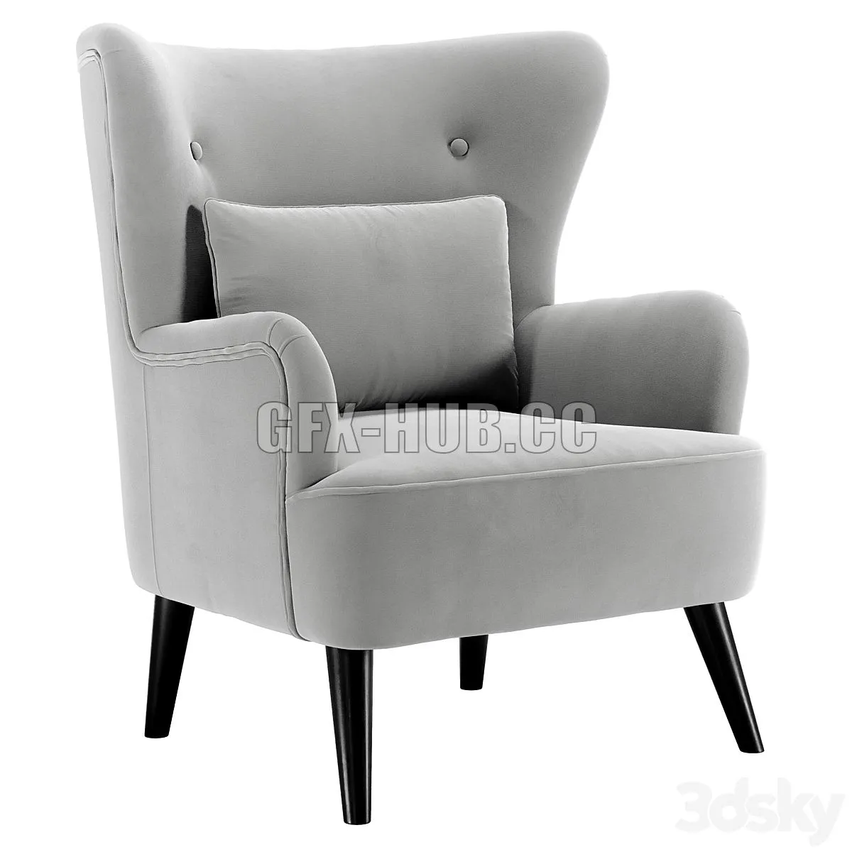 Ottavia armchair 3dsMax Model