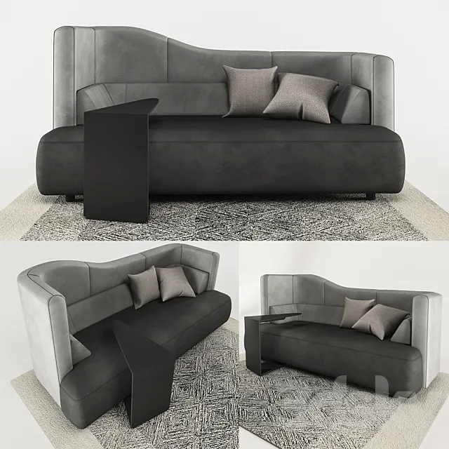 Ottawa BoConcept sofa 3ds Max