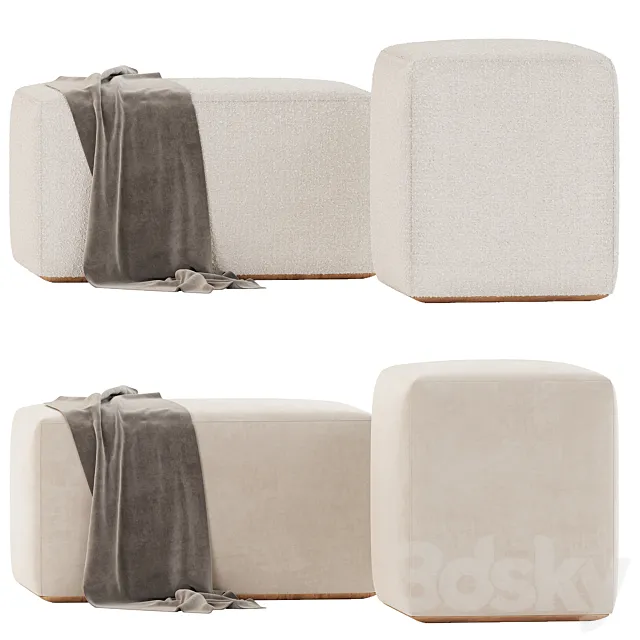 OTTO | Pouf by Studio Henk 3ds Max