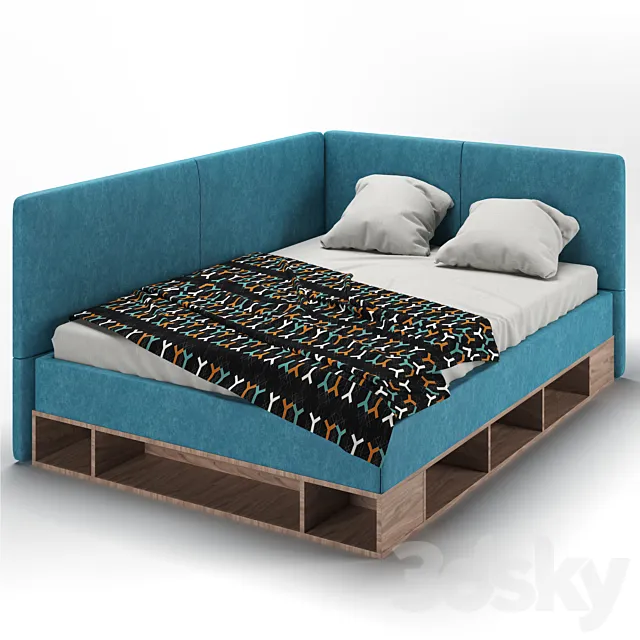Ottoman bed Lancaster 3ds Max