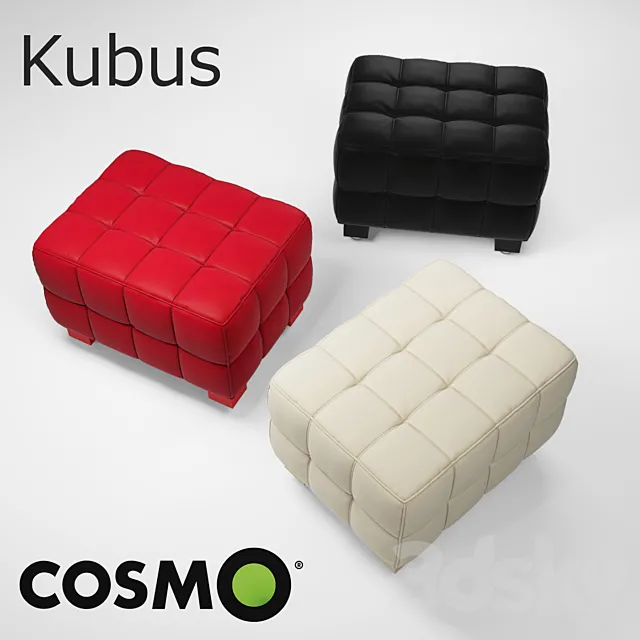 Ottoman Kubus 3DS Max Model