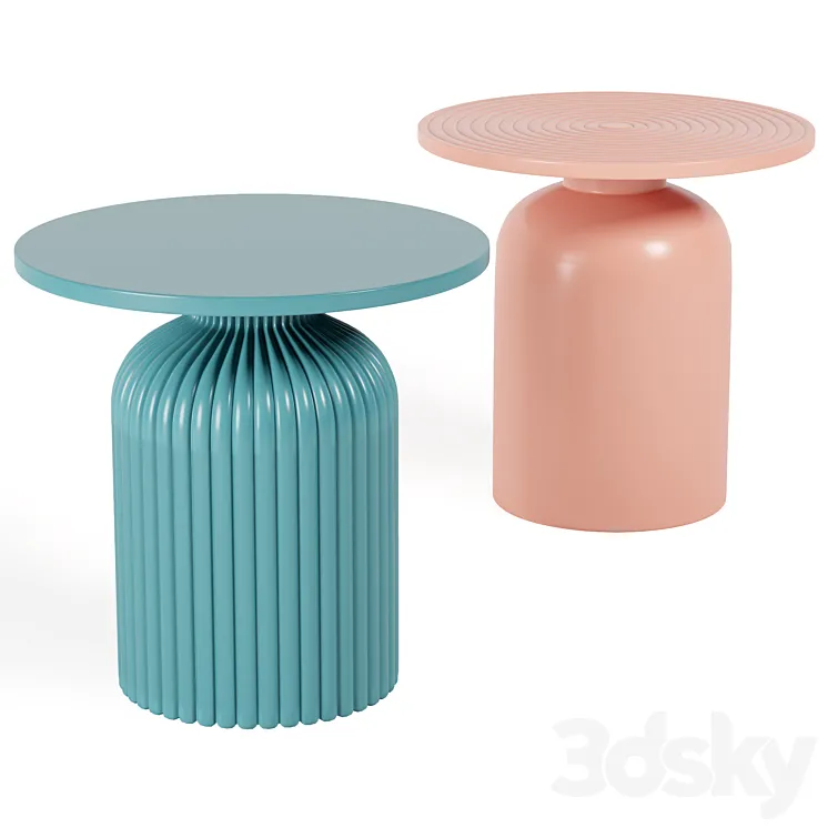 Ousmane Side Table by Maison Dada 3DS Max