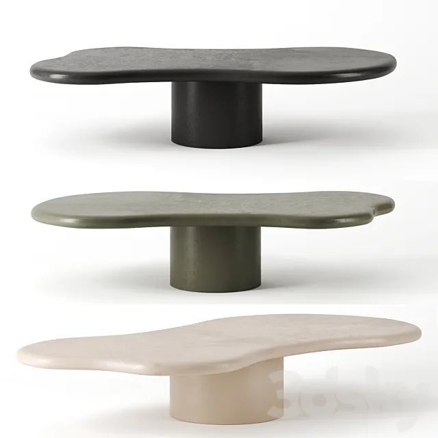 Out of Line Coffee Tables by Bieke Casteleyn 3DS Max Model