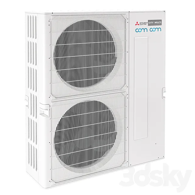 Outdoor air conditioner unit 3DS Max Model