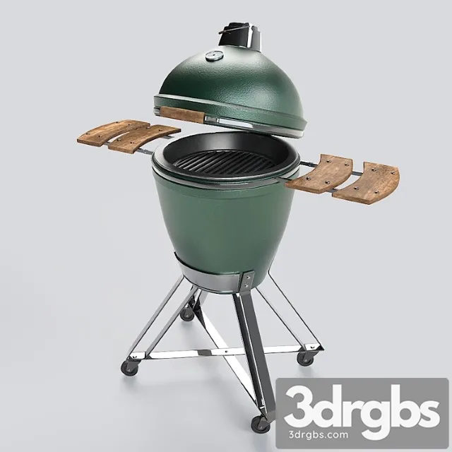 Outdoor barbecue grill big green egg 3dsmax Download