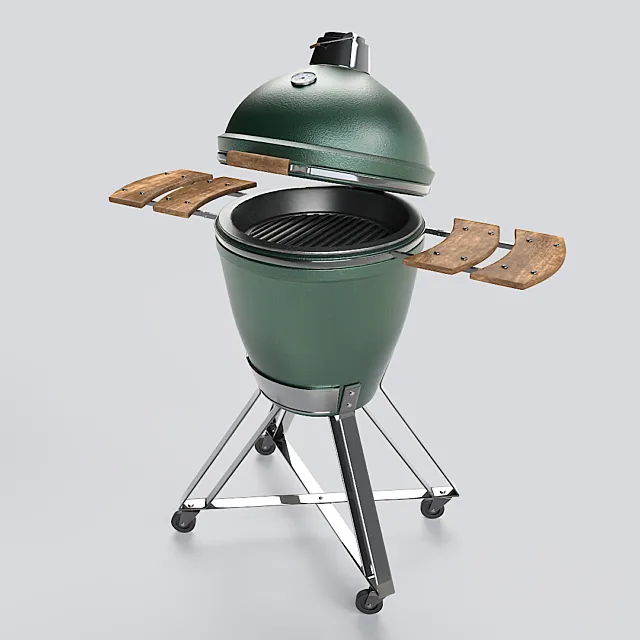 Outdoor Barbecue Grill Big Green Egg 3DS Max Model