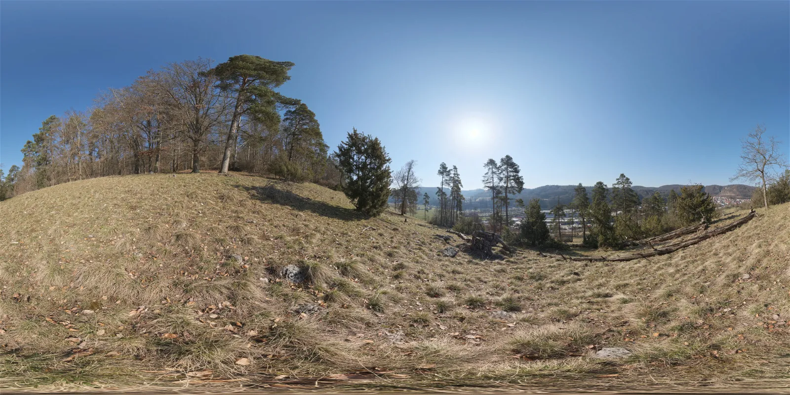 HDRI – Blaubeuren Hillside – nature