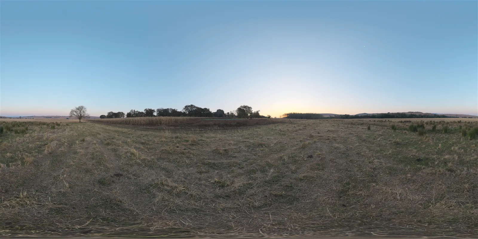 HDRI – Farm Sunset – natural light