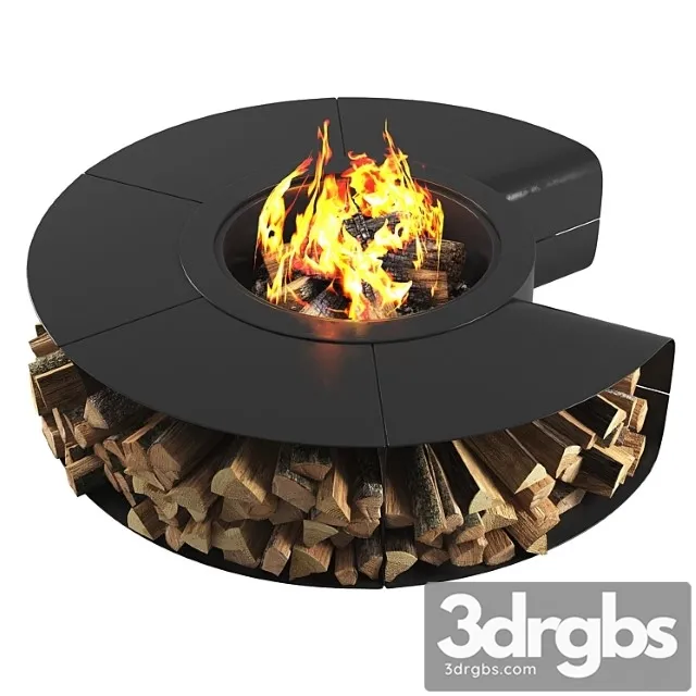 Outdoor fire pit omega 3dsmax Download