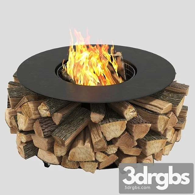 Outdoor Fire Pit PF 02 3dsmax Download