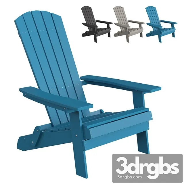Outdoor garden adirondack chair all-weather