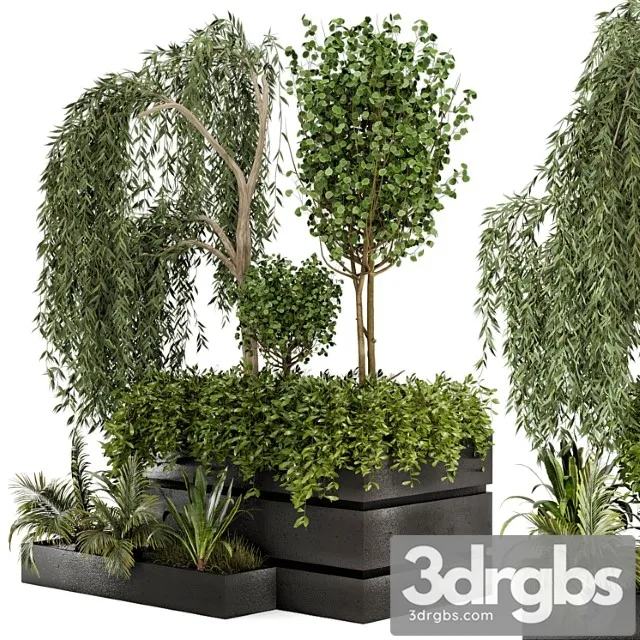 Outdoor garden set bush and tree – garden set 48