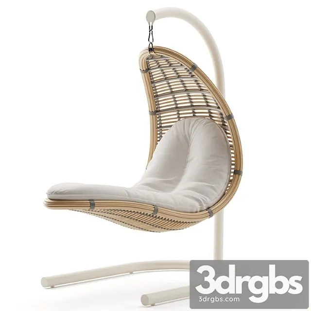 Outdoor Garden Wicker Rattan Hanging Chair Christy 3dsmax Download