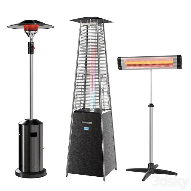 outdoor heaters 3dsMax Model