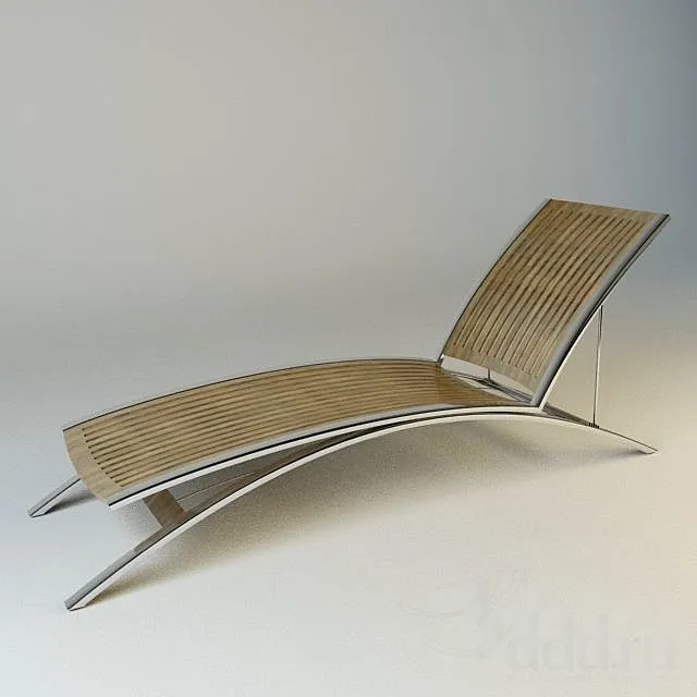 Outdoor lounge chair 3ds Max