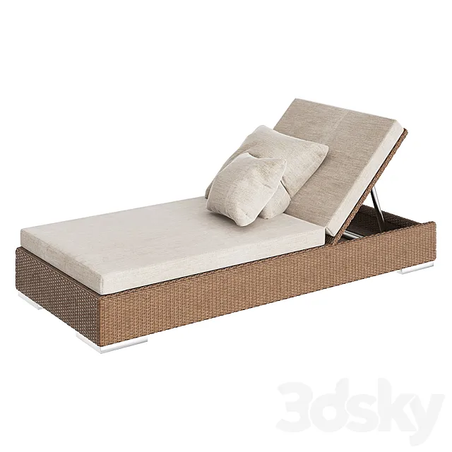 Outdoor lounger golf point 3ds Max