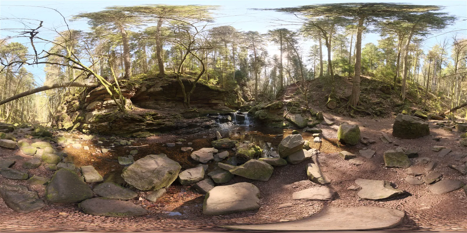 HDRI – Monbachtal Riverbank – nature