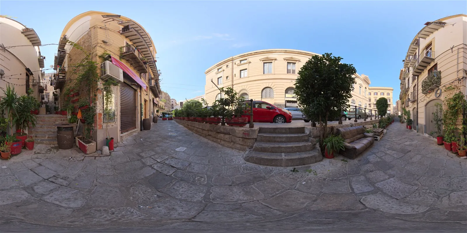 HDRI – Palermo Sidewalk – urban