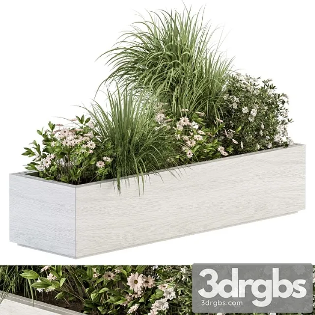 Outdoor Plant Set 290 Plant Box 3dsmax Download