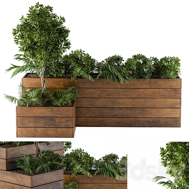 outdoor-plants Flower Box 3DS Max Model