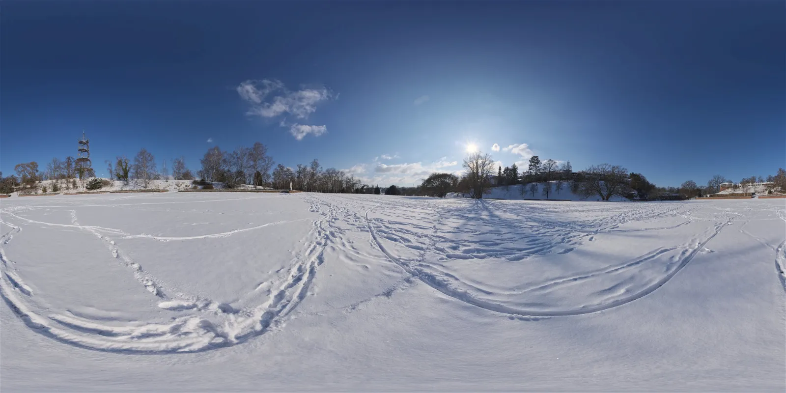 HDRI – Snowy Field – skies