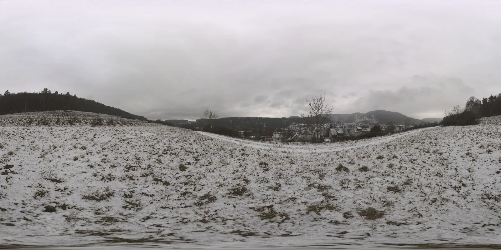 HDRI – Snowy Hillside 02 – nature