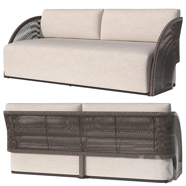 Outdoor Sofa Pavona Sofa 1840 Mm Restoration Hardware 2021 3ds Max