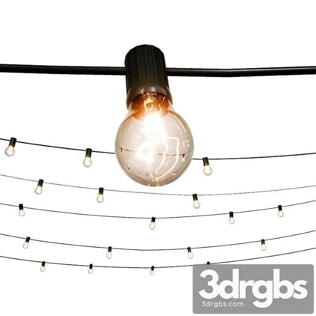 Outdoor String Lights for Patio Garden Backyard Wedding Party Christmas Lights 3dsmax Download