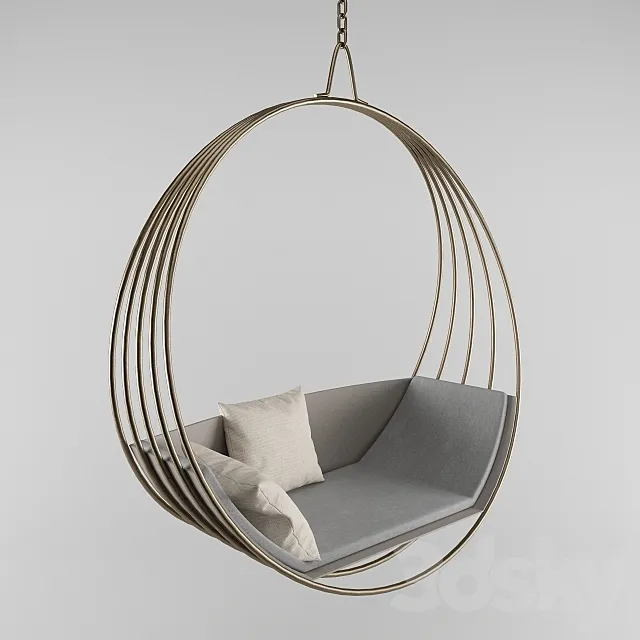 Outdoor Swing Chair 3DS Max Model