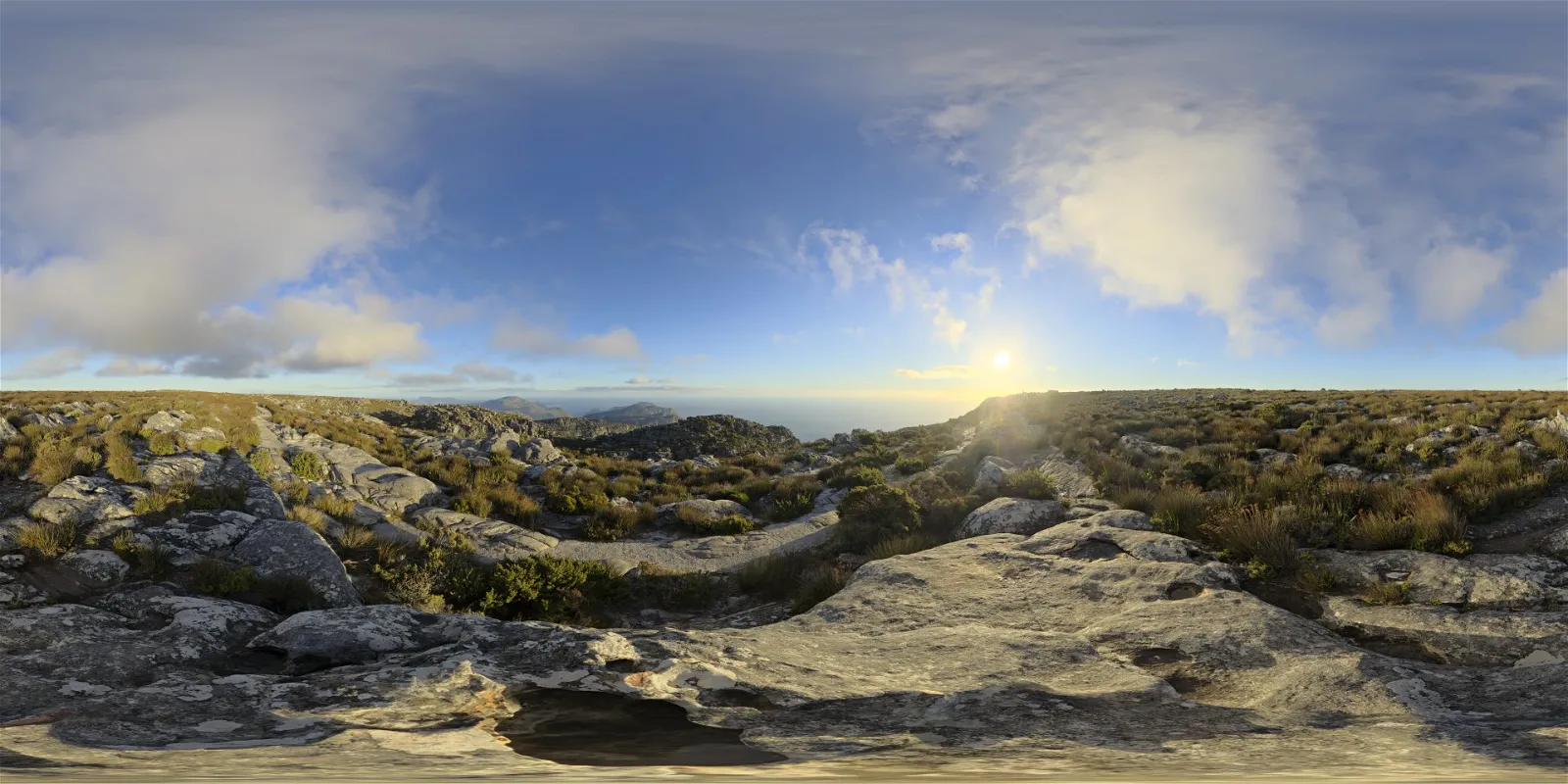 HDRI – Table Mountain 2 – skies