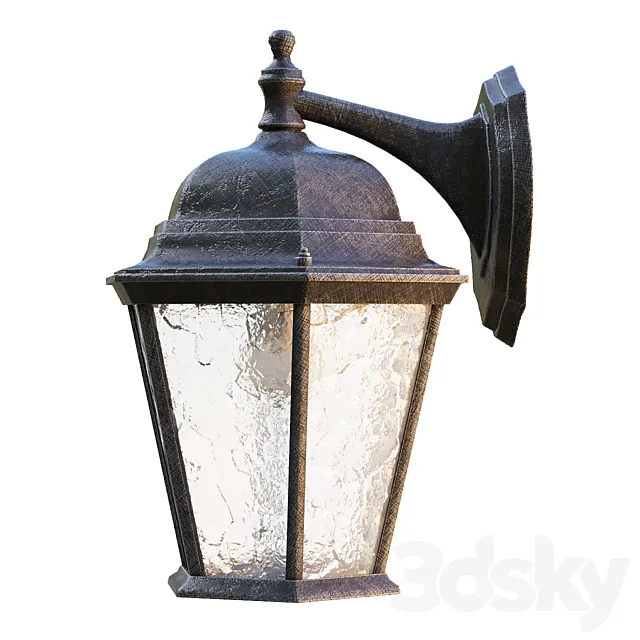 Outdoor Wall Light Arte Lamp Genova 3DS Max Model