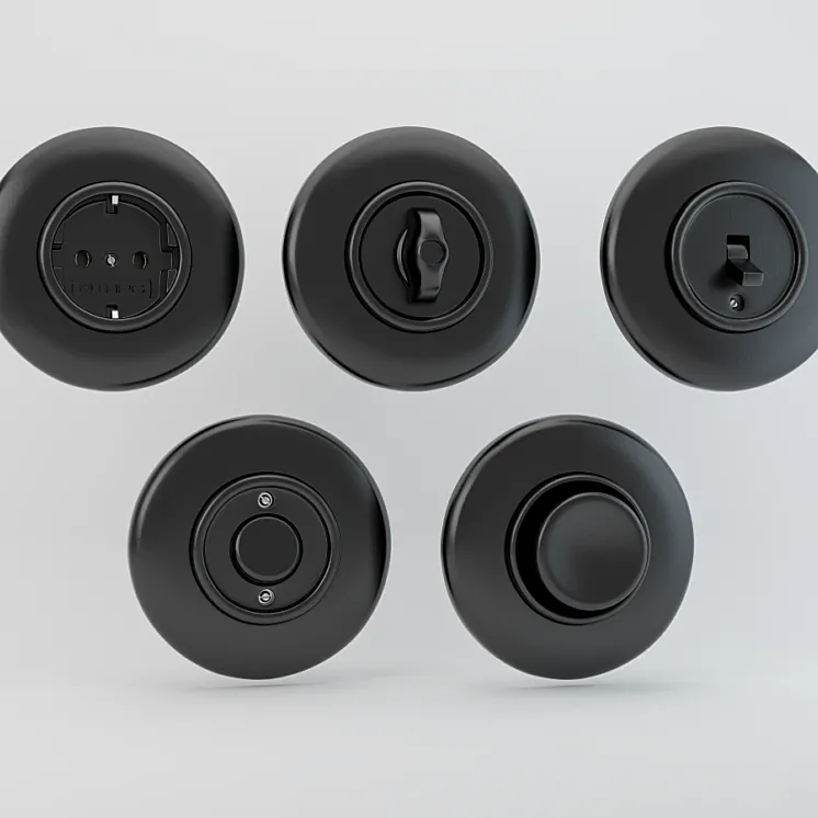 Outlets and switches THPG 3DS Max