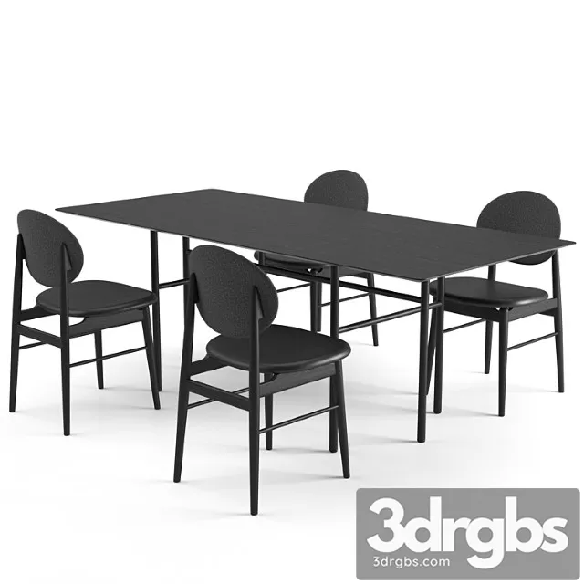 Outline Chair Snaregade Tables Rectangular 3dsmax Download