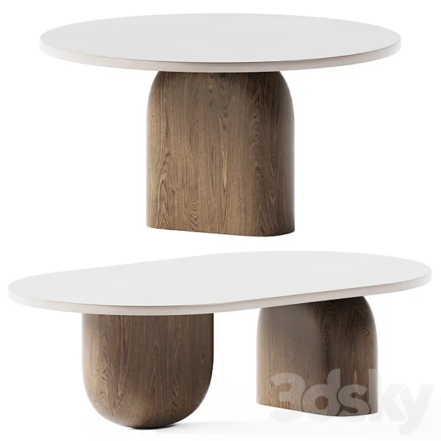 Oval Coffee Table Philip by Essential Home 3DSMax File