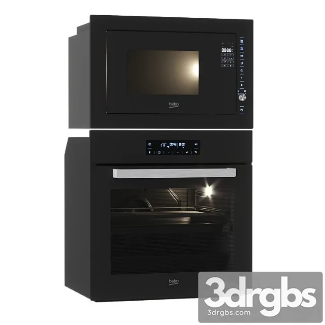 Oven and microwave beko mgb25333bg bim24400zgcs