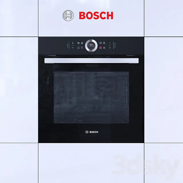 Oven BOSCH HBG633BB1 Serie 8 3ds Max