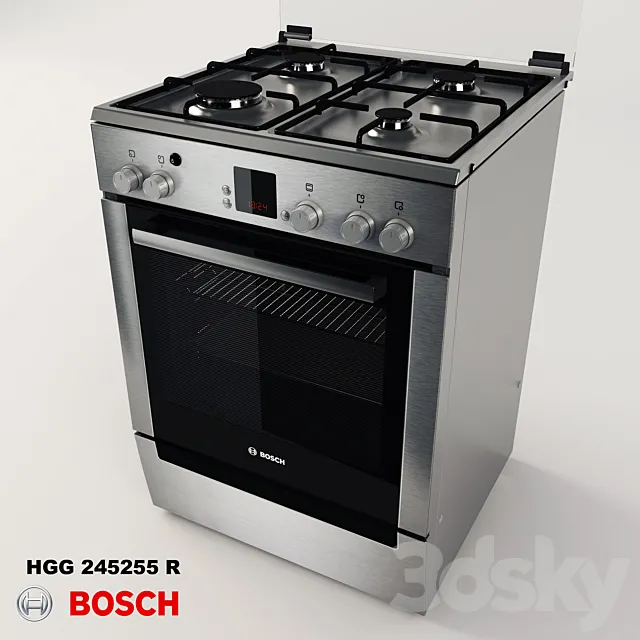 Oven Bosch HGG 245 255 R 3DSMax File