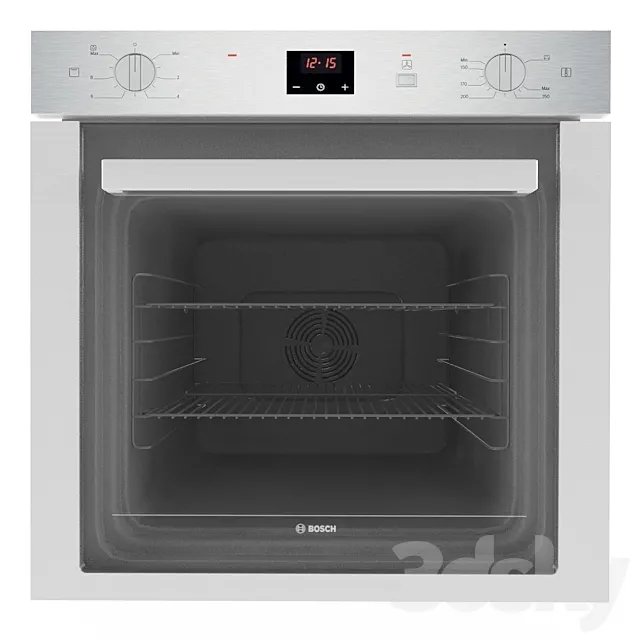 Oven Bosch HGN22F350 3ds Max