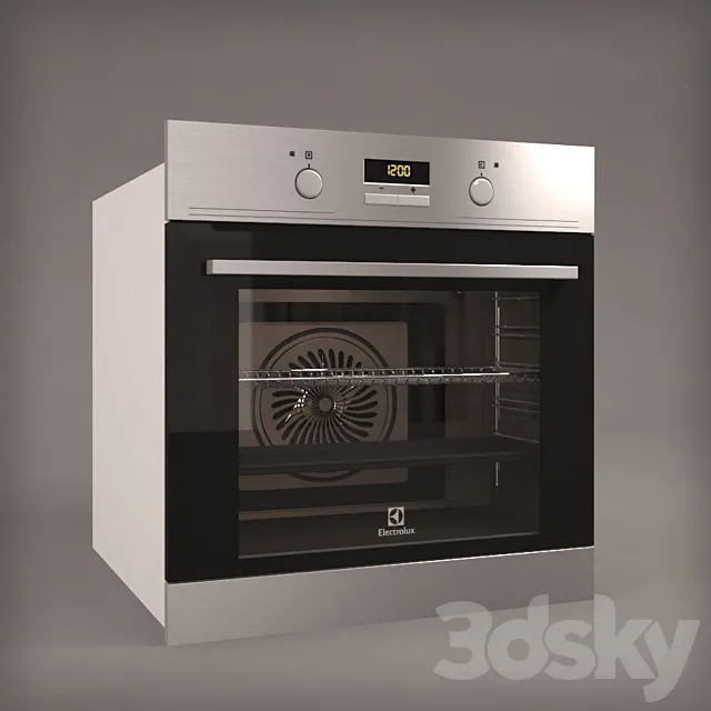 Oven Electrolux EOB3311AOX 3DSMax File