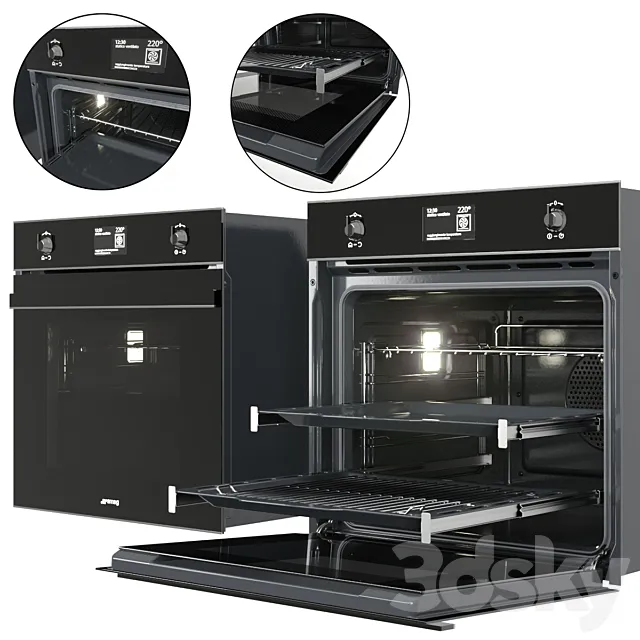 Oven SMEG SF6603NXE 3ds Max