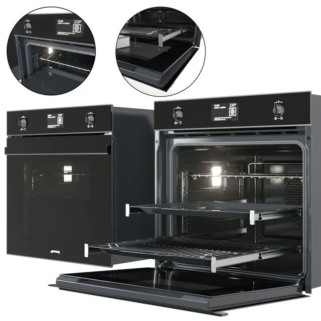 Oven SMEG SF6603NXE 3dsMax Model
